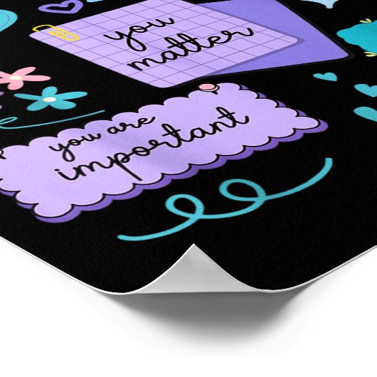 Note To Self You Suicide Prevention Awareness Poster (Hoek)