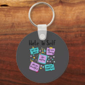 Note To Self You Suicide Prevention Awareness  Sleutelhanger (Voorkant)
