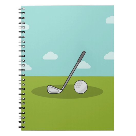 Note viols golf notitieboek (Voorkant)