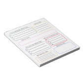 Notebook (13,97 x 15,24 cm), 40 Pages - Today Notitieblok (Schuin)