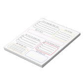 Notebook (13,97 x 15,24 cm), 40 Pages - Today Notitieblok (Linkerzijde)