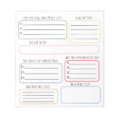 Notebook (13,97 x 15,24 cm), 40 Pages - Today Notitieblok (Voorkant)