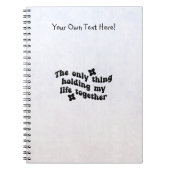 Notebook (16,5 x 22,2 cm) - The Only Thing Notitieboek (Voorkant)