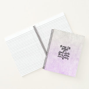 Notebook (21,6 x 28cm) - Thing's I'll Forget Notitieboek