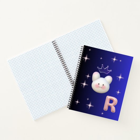 notebook 3D Soft Cute Rabbit Notitieboek (Binnen)