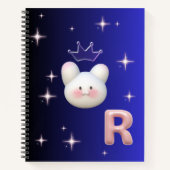 notebook 3D Soft Cute Rabbit Notitieboek (Voorkant)