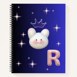 notebook 3D Soft Cute Rabbit Notitieboek