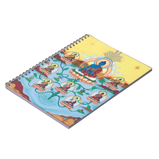 NOTEBOOK 8 Medicine Buddhas - Masters of Healing Notitieboek (Linkerzijde)