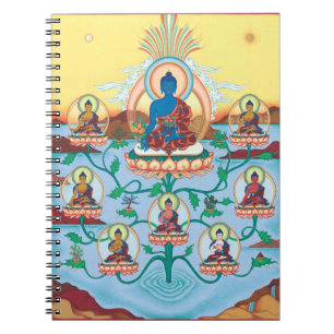 NOTEBOOK 8 Medicine Buddhas - Masters of Healing Notitieboek