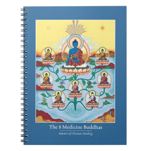 NOTEBOOK 8 Medicine Buddha's Notitieboek (Voorkant)