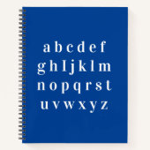 notebook,abecedario notitieboek (Voorkant)