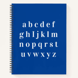 notebook,abecedario notitieboek