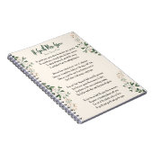 Notebook Annie Johnson Flint He Giveth More Grace Notitieboek (Rechterzijde)