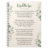 Notebook Annie Johnson Flint He Giveth More Grace Notitieboek (Voorkant)