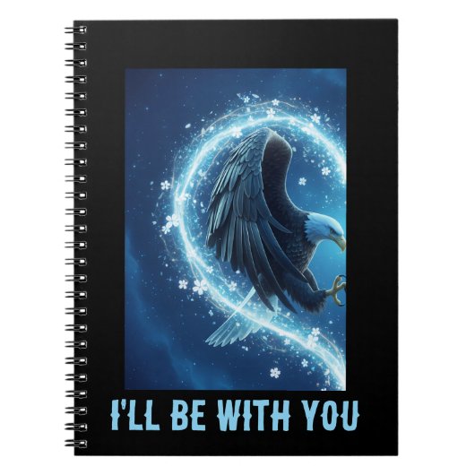 Notebook Bald Eagle Heart Love 1 Notitieboek (Voorkant)