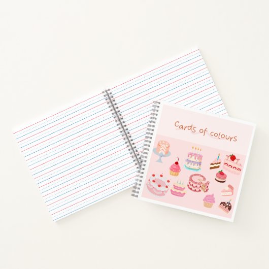 Notebook cake design notitieboek (Binnen)