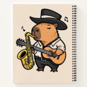 Notebook – Capybara Music Notes
Notitieboek (Achterkant)
