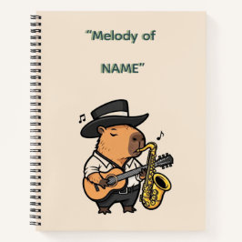 Notebook – Capybara Music Notes
Notitieboek