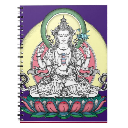 NOTEBOOK Chenrezig/Avalokiteshvara Notitieboek (Voorkant)