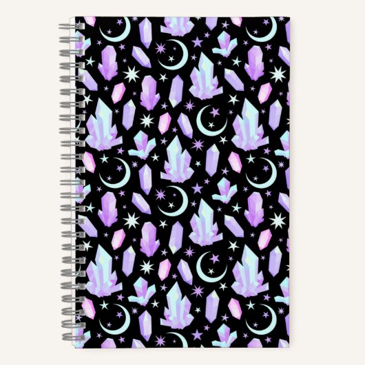 Notebook "Crystals" Notitieboek (Voorkant)