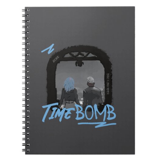 Notebook | Ekko x Jinx | TimeBomb | Arcane Notitieboek (Voorkant)