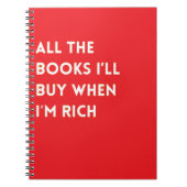 Notebook for Booklovers Notitieboek (Voorkant)