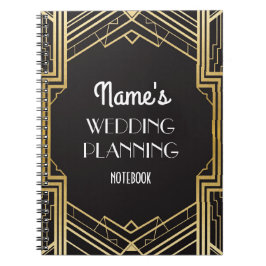 Notebook Gatsby Art Deco Weddenschappen Notitieboek