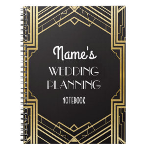 Notebook Gatsby Art Deco Weddenschappen Notitieboek
