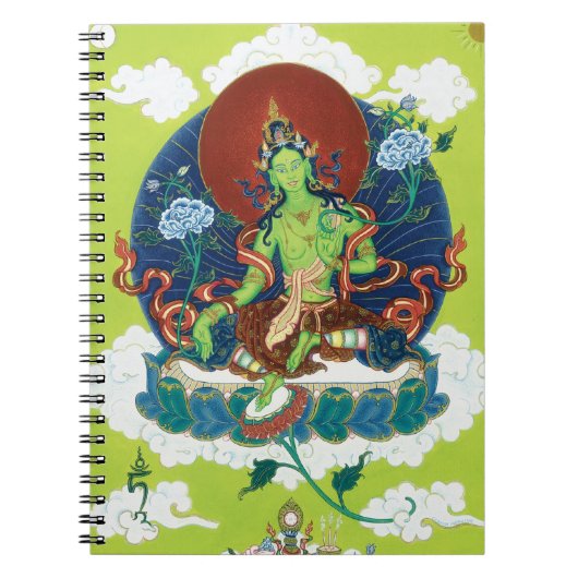NOTEBOOK Green Tara - De moeder van alle boeddha's Notitieboek (Voorkant)