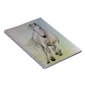 notebook met een 'White Horse' Notitieboek (Rechterzijde)
