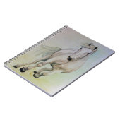 notebook met een 'White Horse' Notitieboek (Linkerzijde)
