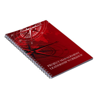 notebook met projectleiding notitieboek