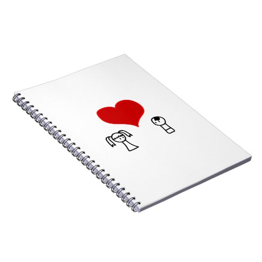 notebook met 'stel' notitieboek (Rechterzijde)