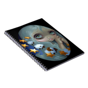 Notebook met 'tellende schapen' notitieboek