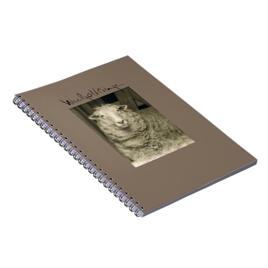 notebook met 'Woolbuilings' uit 'Niet vergeten Boe Notitieboek (Rechterzijde)