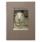 notebook met 'Woolbuilings' uit 'Niet vergeten Boe Notitieboek (Voorkant)
