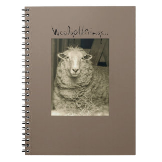 notebook met 'Woolbuilings' uit 'Niet vergeten Boe Notitieboek