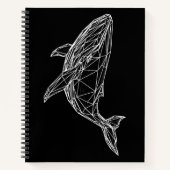  Notebook Modern Geometric Whale Notitieboek (Voorkant)