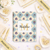 Notebook Name Magic Academy Wizard School Blue Notitieboek