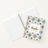 Notebook Name Magic Academy Wizard School Blue Notitieboek (Binnen)