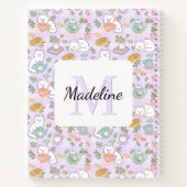 Notebook Name Tea Cats Bookish Pastel Notitieboek (Achterkant)
