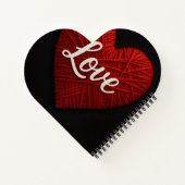 Notebook 'Nergens grotere liefde' Notitieboek (Achterkant)