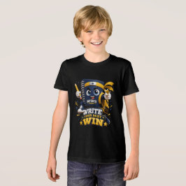 Notebook Ninja | Schattig Schrijfmaskotte voor Ter Tri-Blend Shirt