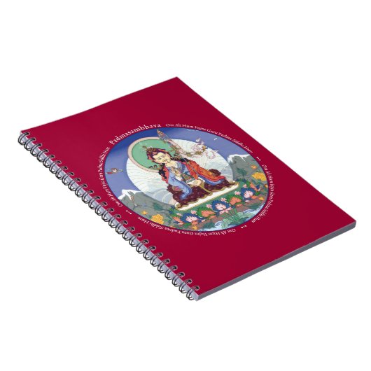 NOTEBOOK - Padmasambhava (Guru Rinpoche) + mantra Notitieboek (Rechterzijde)