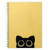 Notebook Peeking Cat Notitieboek (Voorkant)