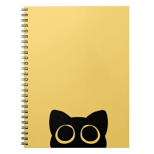 Notebook Peeking Cat Notitieboek (Voorkant)