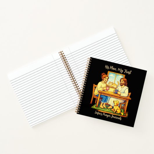 Notebook Personalized Jesus Prayer Journal faith Notitieboek (Binnen)
