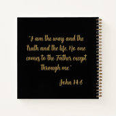 Notebook Personalized Jesus Prayer Journal faith Notitieboek (Achterkant)