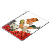 Notebook  Retro Lady Home Canning Recipes Notitieboek (Linkerzijde)