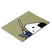 NoteBook - RiceBall Samurai - Gold Notitieboek (Linkerzijde)